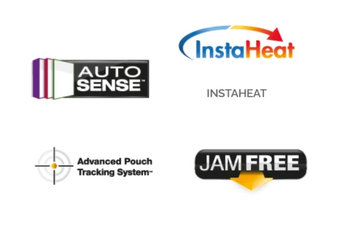 ikonki: AutoSense, InstaHeat, Advanced Pouch Tracking System, Jam Free